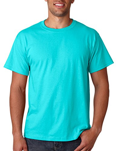 Fruit of the Loom Men's Short Sleeve Crew Tee, X-Large  - Scuba Blue