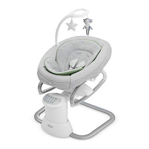 Graco Soothe My Way Swing with Removable Rocker, Madden - Versatile Baby Swing & Portable Rocker