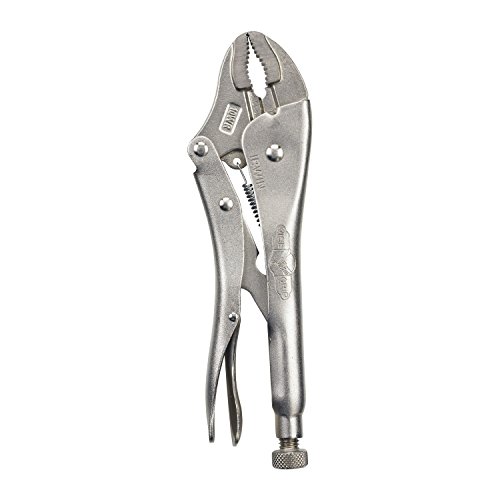 IRWIN VISE-GRIP Original Locking Pliers with Wire Cutter, Curved Jaw, 10-Inch (502L3), silver