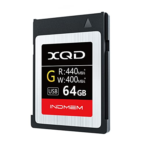 XQD 64GB Memory Card, 5X Tough MLC XQD Flash Memory Card High Speed G Series| Max Read 440MB/s, Max Write 400MB/s