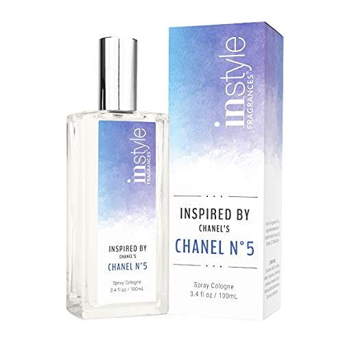 Instyle Fragrances | Inspired by Chanel's Chanel No. 5 | Women’s Eau de Toilette | Vegan, Paraben Free | Never Tested on Animals | 3.4 Fluid Ounces