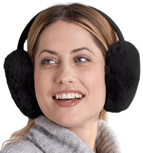 Brook + Bay Fleece Ear Muffs - Cozy & Foldable Earmuffs - Winter Ear Warmers for Women - Soft & Warm Ear Muffs for Women