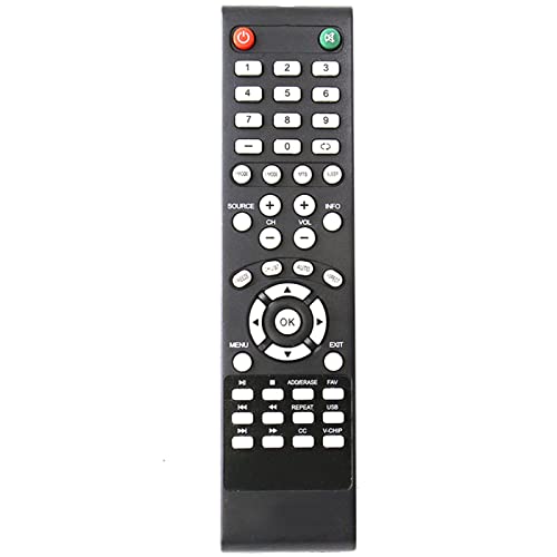 WINFLIKE Replace Remote Control fit for Element TV LDFW406 ELCFT262 ELDFW322 ELCFW326 ELCFW329 ELDFT404 ELCFW328 ELDFW464 ELDFT465J ELDFQ501J ELEFQ501J ELGFW601 ELDFW501 ELEFW193 ELEFJ191 ELEFT195