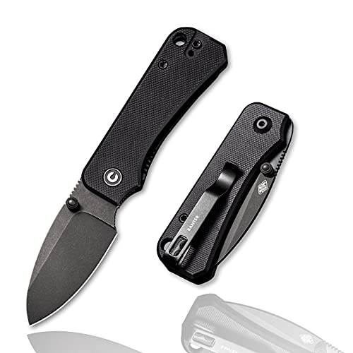 CIVIVI Baby Banter Pocket Folding Knife for EDC, 2.34' Blade Small Knife with Titanium Thumb Stud Opener C19068S-2