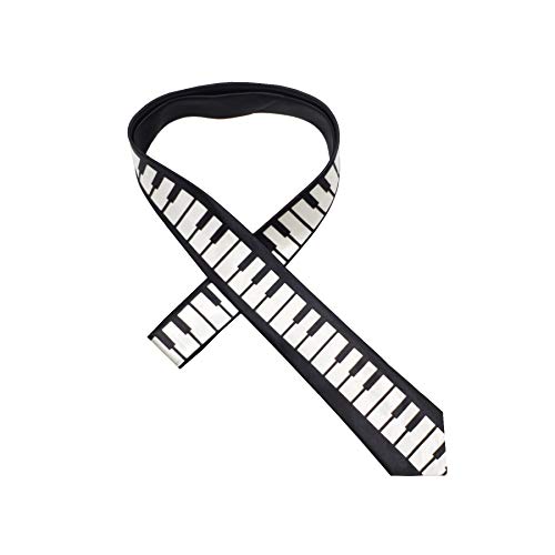 List A PIANO KEYS Tie - Novelty Fashion Statement Necktie for all meetings and outfits
