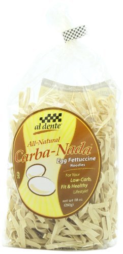 Al Dente Carba-Nada Egg Fettuccine, 10-Ounce Bags (Pack of 6) by Al Dente