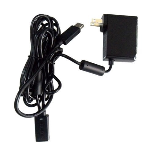OSTENT US AC Power Supply Cable Cord Adapter for Microsoft Xbox 360 Kinect Sensor Camera