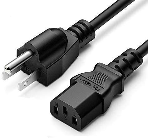 3 Prong AC Power Cord Cable Fit for Instant Pot, Electric Pressure Cooker, Rice Cooker, Soy Milk Maker, Power Quick Pot, Microwaves and Other Kitchen Appliances Replacement- (ETL Listed Cable)