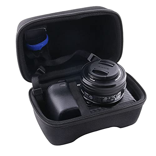 WERJIA Hard Carrying Case Compatible with Sony Alpha a6700/a6000/a6400/a6600/a6100/a5100 Fit 16-50mm Lens Camera case