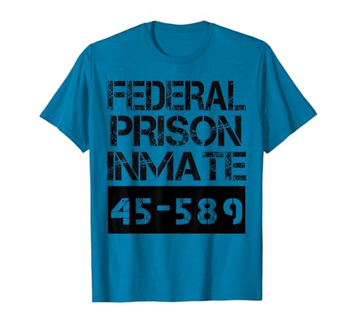 Halloween Federal Prison Inmate Prisoner Costume T-shirt