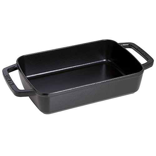 Staub Cast Iron 15-inch x 10-inch Roasting Pan - Matte Black, Made in France