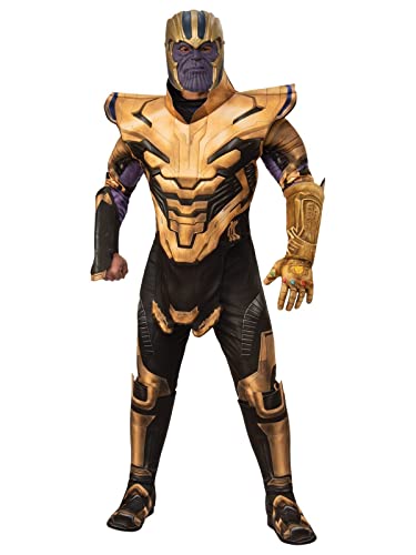 Rubie's Adult Costume Marvel Avengers: Endgame Deluxe Thanos and Mask Adult Sized Costumes, As Shown, Standard US