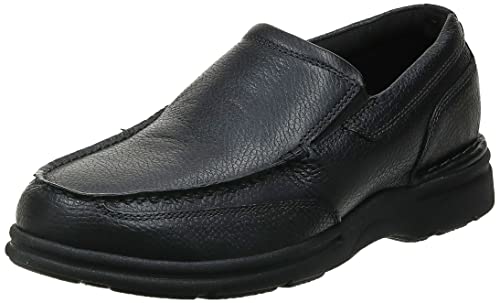 Rockport Men's Eureka Plus Slip On Oxford, black, 9 M US