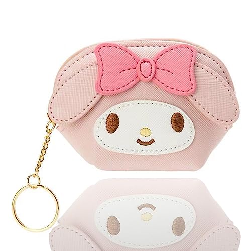 Kawaii Coin Purse Keychain,Cute Wallets for Teen Girls，Cartoon Wallet for Backpack Decoration (Melo)