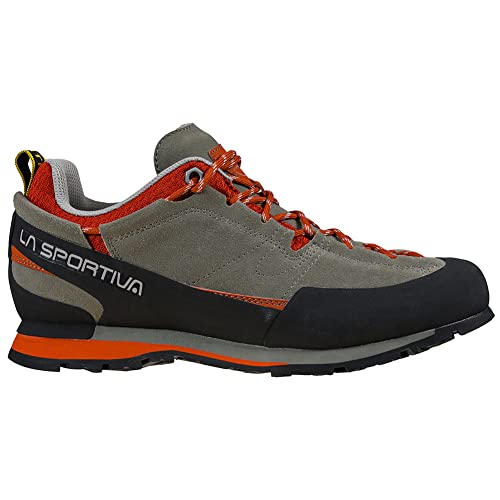La Sportiva Mens Boulder X Approach/Hiking Shoes, Clay/Saffron, 9.5