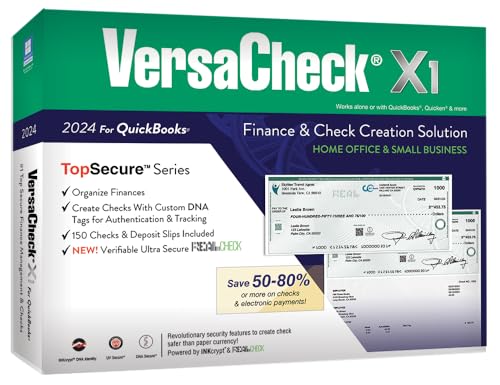 VersaCheck X1 2024 for QuickBooks - Finance and Check Creation Software