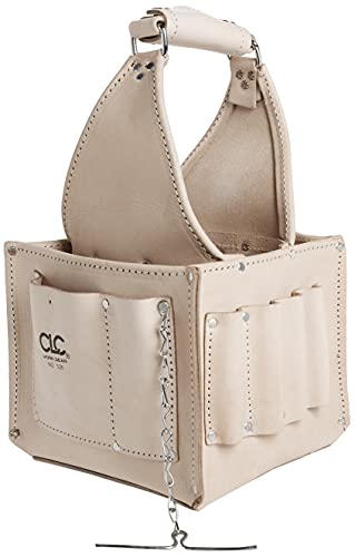 CLC Custom Leathercraft 526 Electrician's and Maintenance Tool Pouch, Heavy Duty, 17 Pocket , Tan