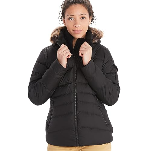 MARMOT Women's Ithaca Jacket | Warm and Comfortable Winter Jacket for Women, Skiing, Hiking, and Camping, Black, Medium