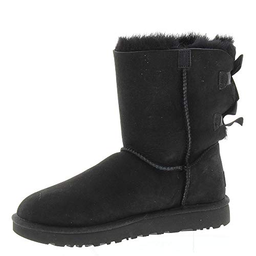 UGG Women's Bailey Bow Ii Boot, Black, 08