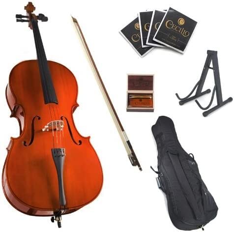Cecilio - Full Size Cellos for Kids & Adults with Bow, Case and Stringsac