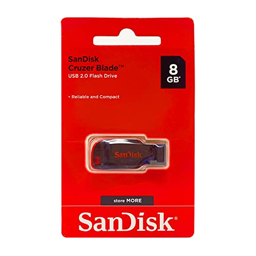 SanDisk Cruzer Blade 8GB USB 2.0 Flash Drive- SDCZ50-008G-B35