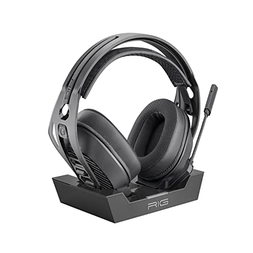 RIG 800 PRO HS Wireless Gaming Headset & Multi-Function Base Station for Playstation PS4, PS5, PC, USB - 24 Hour Battery (NOT Compatible with Xbox)
