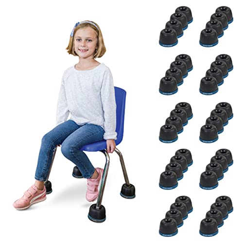 Bouncyband Wiggle Wobble Chair Feet, 10-Pack – Transform a Standard School Chair into a Wobble Chair – Chair Feet for Classroom Help Improve Concentration and Calm Children Aged 3+