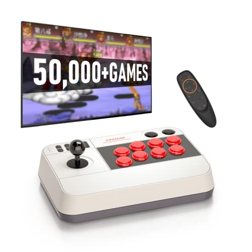 Retro Game Console Arcade X3 - Enhanced Home Arcade System with 50,000+ Games & 50+ Emulators, 3D Joystick Controller, PC & Console Compatibility（256G）