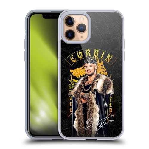 Head Case Designs Officially Licensed WWE EOD Image Baron Corbin Soft Gel Case Compatible with Apple iPhone 11 Pro and Compatible with MagSafe Accessories