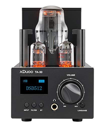 xDuoo TA-30 Bluetooth 5.0 ES9038Q2M DAC&Tube Headphone Amp USB/Coax/Opt Input Amplifier