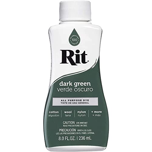Rit Dye Rit All Purpose Liquid Dye, 236ml, Green, 8 Fl Oz