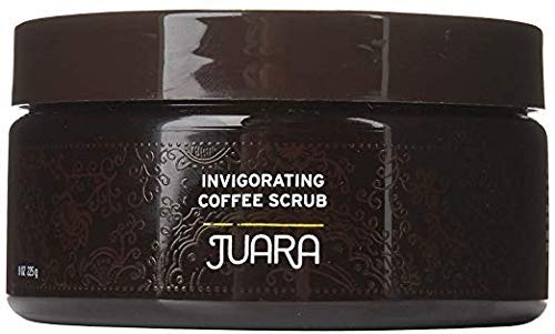 JUARA - Invigorating Coffee Scrub | Smooth Rough Skin | Body Exfoliator | Chocolate, Espresso Scent | Hydrating Polish | Rejuvenating Cleanse | Cruelty Free, Paraben, Sulfate Free, Vegetarian | 8 oz