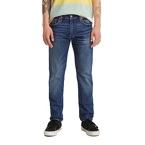 Levi's Men's 512 Slim Taper Jeans (Seasonal), Red Haze Indigo-Stretch, 34W x 36L