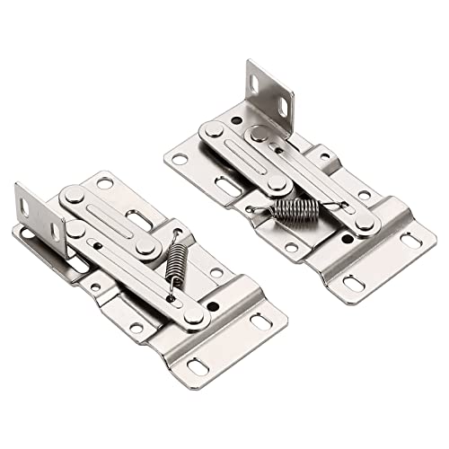 Furniware 1Pair Tip Out Tray Hinges,Standard Sink Hinges for Sink-Front Drawer,Steel