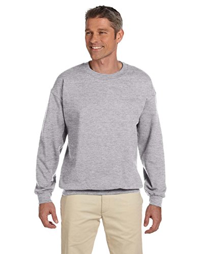 Gildan Adult Fleece Crewneck Sweatshirt, Style G18000, Multipack, Sport Grey (1-Pack), Medium