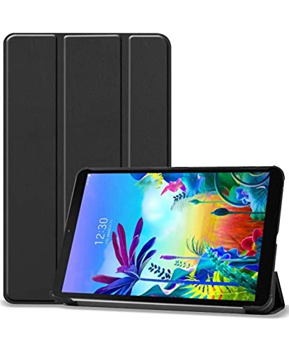 ProCase for LG G Pad 5 10.1 FHD Case, Slim Light Smart Cover Trifold Stand Hard Shell Folio Case for 10.1 inch LG G Pad 5 2019 (Model LM-T600/ LM-T605) -Black