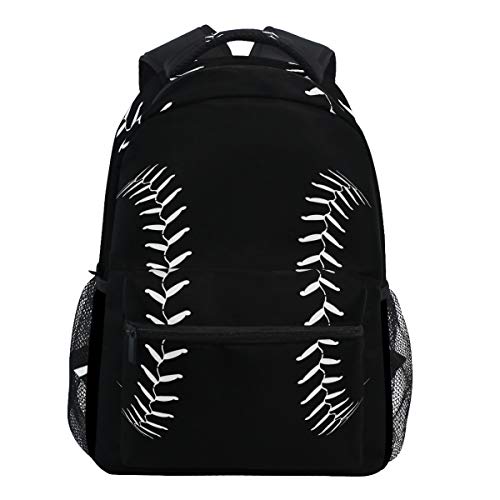 Oarencol Baseball Sport Softball American Backpacks School Book Travel College Shoulder Bag for Women Girls Men Boys