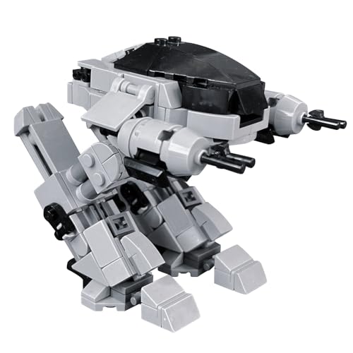 ECUNORC Robot Cop ED 209 Mecha Building Bricks, Warrior Robot ED-209 Battle Mecha, Mobile Suit Cool Mechanical Action Figure Model, Mecha Collection, Birthday Gift for Kids and Adults(305 PCS)