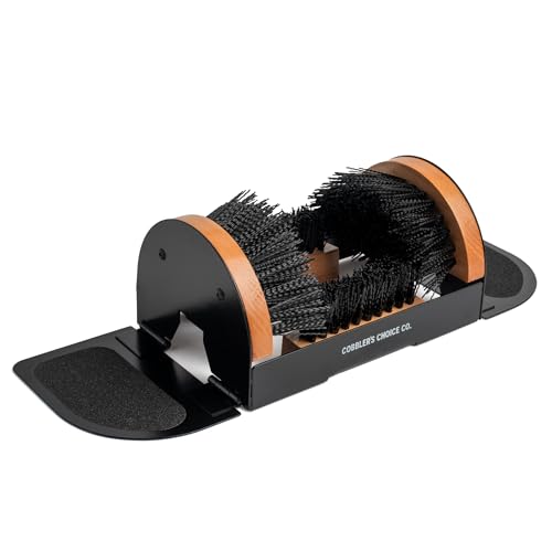 Cobbler's Choice Boot Scraper - Outdoor Shoe Scrubber Cleaner Brush - Weather Industrial - Heavy Duty