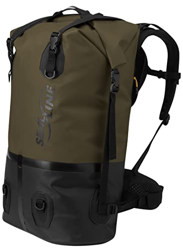 SealLine Pro Pack Waterproof Backpack, Brown, 70-Liter