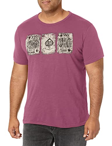 Lucky Brand Men's Poker Cards Tee Shirt, Port Royle, Large