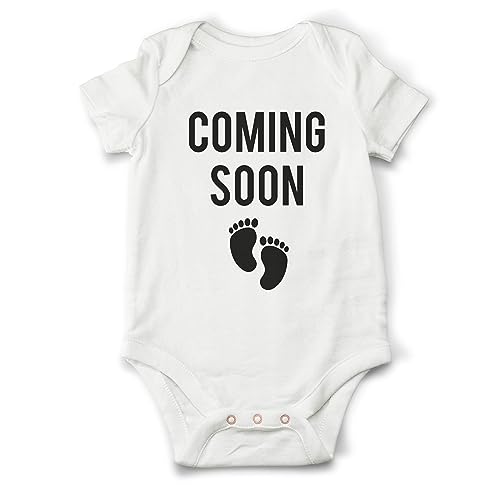 Pregnancy Announcement Gift for Grandparents to be | Baby Coming Soon Bodysuit | Reveal idea for Grandma, Grandpa, Dad, Husband, Aunt, Uncle or Family