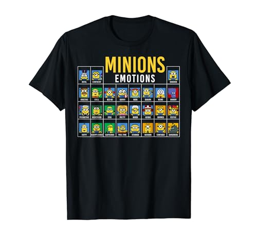 Despicable Me Minions Periodic Table Of Minions Graphic Tee T-Shirt