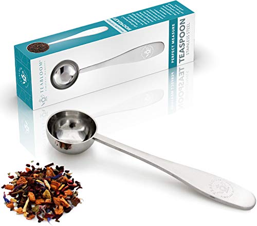 Teabloom Perfect Measure Loose Leaf Tea Spoon - Premium Quality Stainless Steel Tea Scoop – Tea Connoisseur's Choice