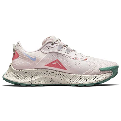 Nike Women's Pegasus Trail 3 Running Shoes, Light Soft Pink/Aluminum, 8 M US