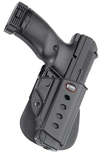Fobus HPP Evolution Holster for Hi-Point .380, .40, .45, 9mm, Ruger American 9mm Compact, 9mm & .40 Full, P94, P95, P97 (with or without rail), SR45 , Right Hand Paddle