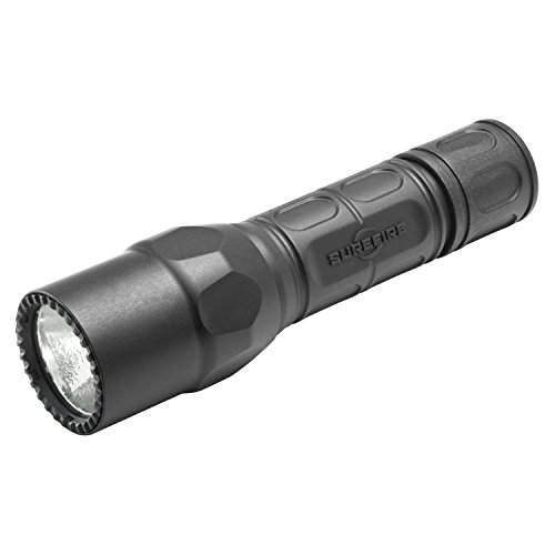 SureFire G2X Tactical Single-Output LED Flashlight with Tactical tailcap click switch, Black