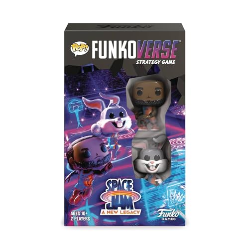 Funko POP Funkoverse: Space Jam 2: A New Legacy 100 2-Pack, Lebron James and Bugs Bunny (Styles May Vary)
