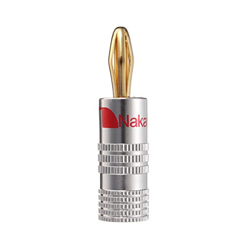 LTEFTLFL Speaker Banana Connector Audio Jack Pure Copper Amplifier Terminal Plug