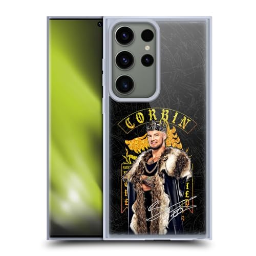 Head Case Designs Officially Licensed WWE EOD Image Baron Corbin Soft Gel Case Compatible with Samsung Galaxy S23 Ultra 5G and Compatible with MagSafe Accessories
